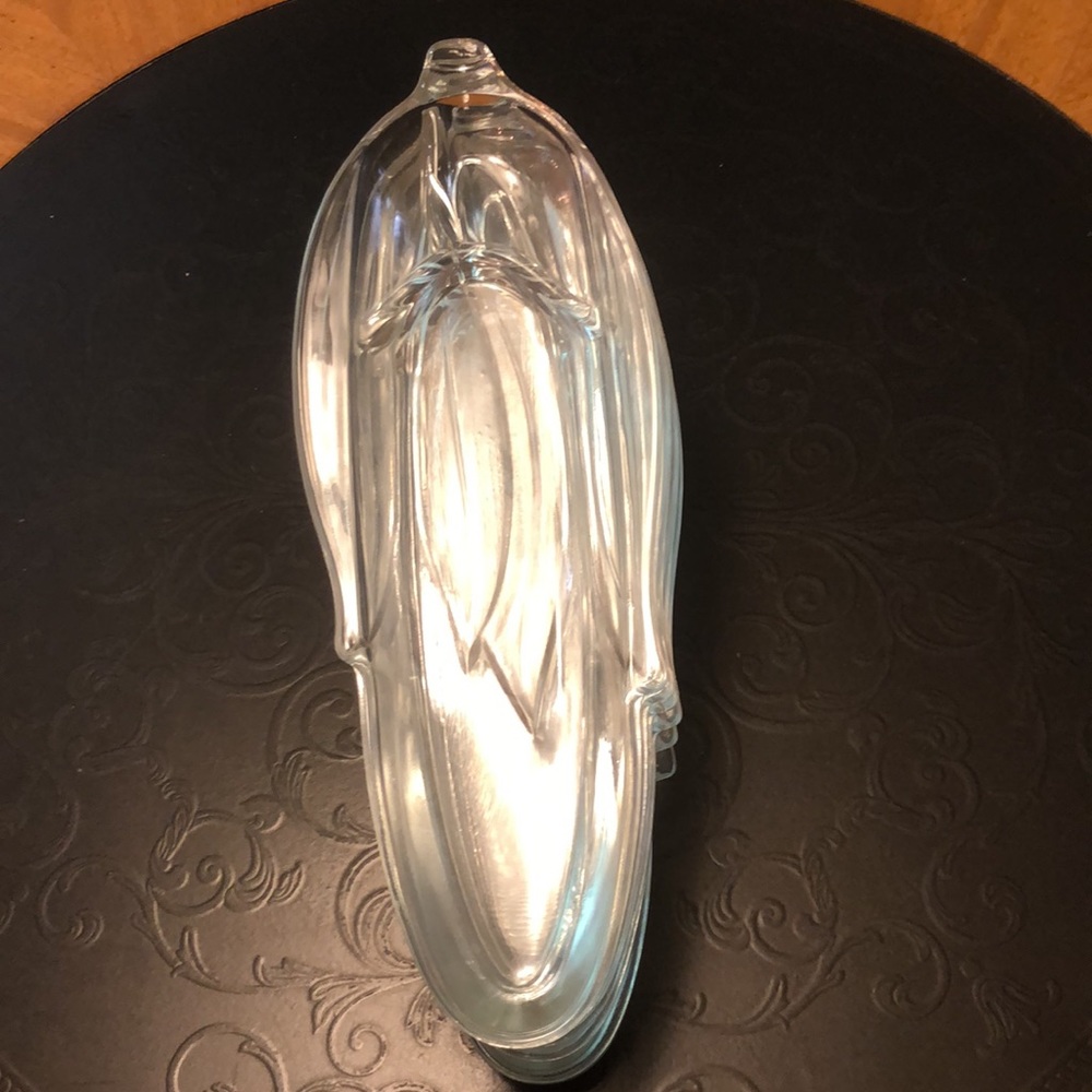 Vintage 6 - glass corn cobb Holders/10.5”x3.5”excellent Condition